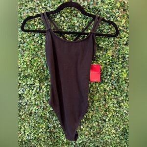 New Capezio DB Strap Cami Leotard Black